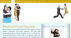 Desktop Screenshot of glasgowtangostudio.co.uk