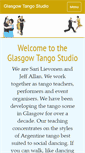 Mobile Screenshot of glasgowtangostudio.co.uk